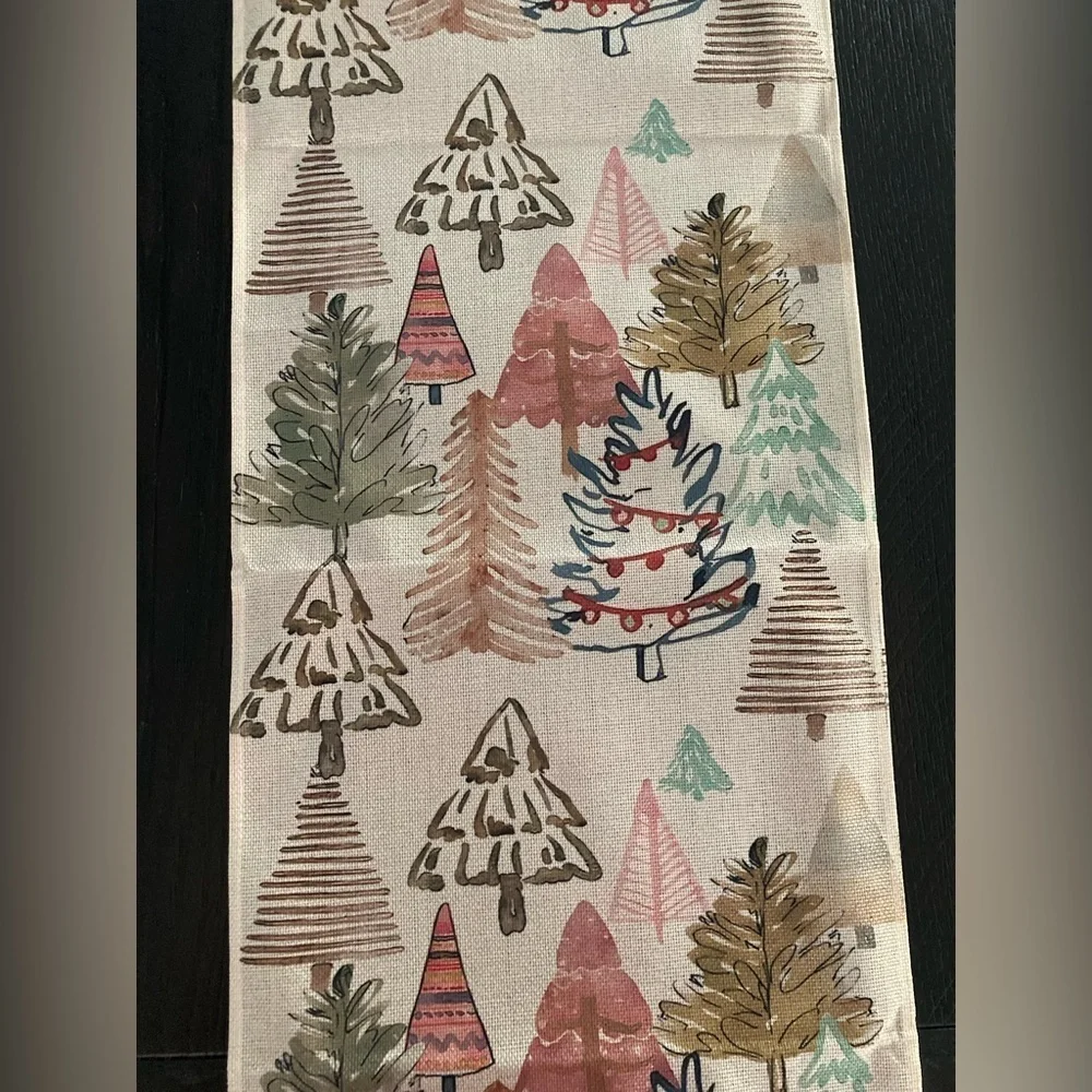 Christmas holiday table runner